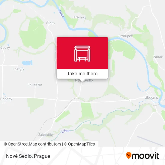 Карта Nové Sedlo