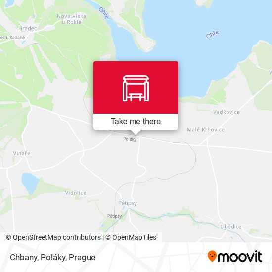 Chbany, Poláky map