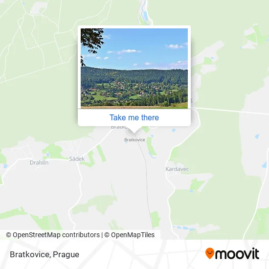 Карта Bratkovice