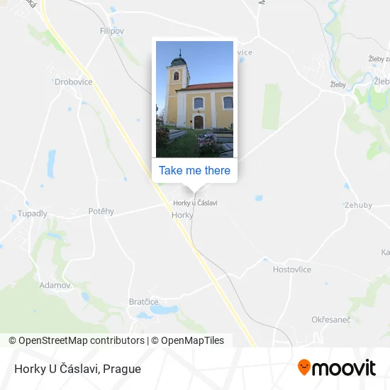 Карта Horky U Čáslavi