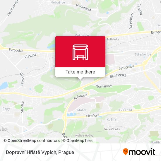 Dopravní Hřiště Vypich map