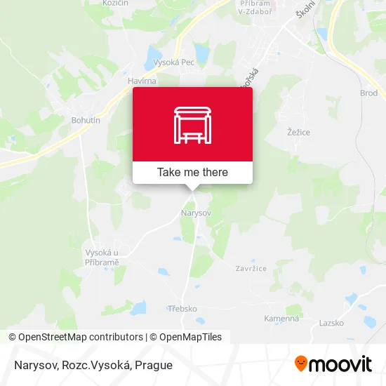 Narysov, Rozc.Vysoká map
