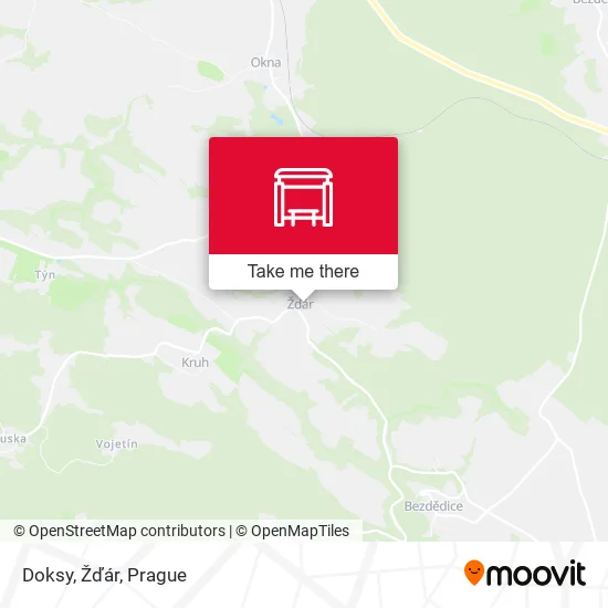 Карта Doksy, Žďár