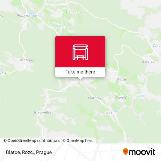 Карта Blatce, Rozc.