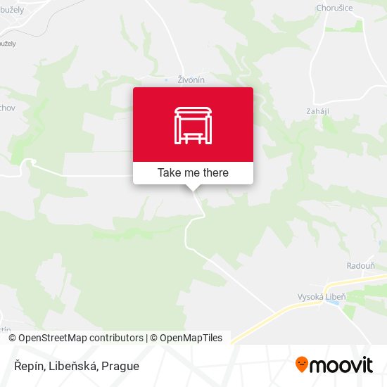 Řepín, Libeňská map