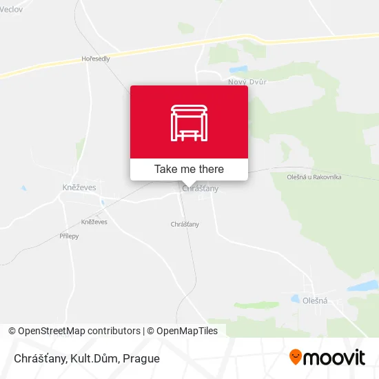 Карта Chrášťany, Kult.Dům