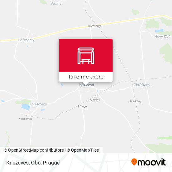 Kněževes, Obú map