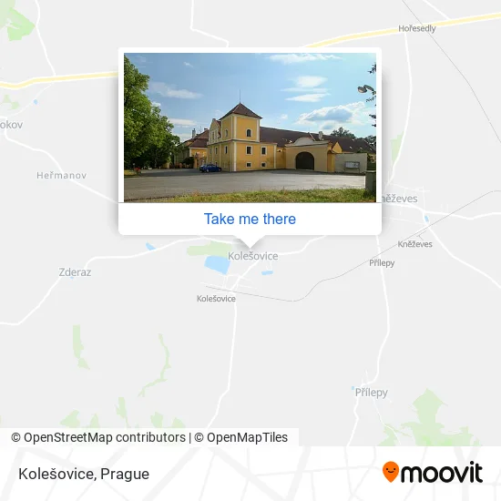Карта Kolešovice