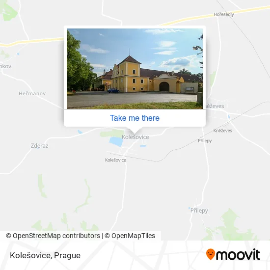 Карта Kolešovice