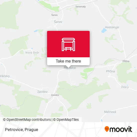 Карта Petrovice