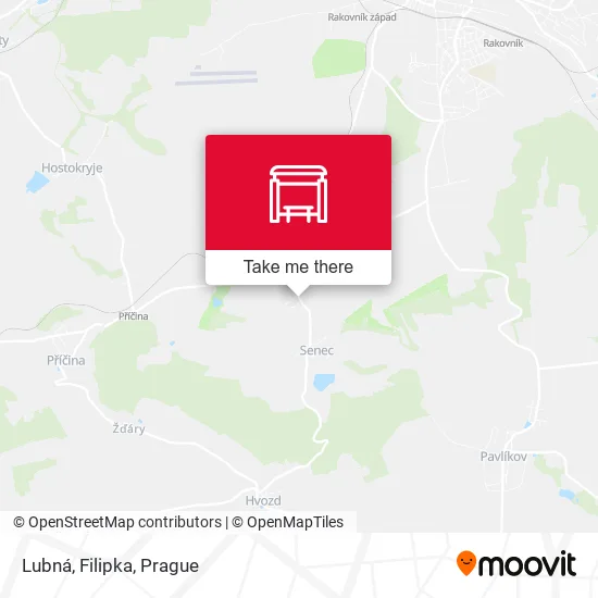 Карта Lubná, Filipka