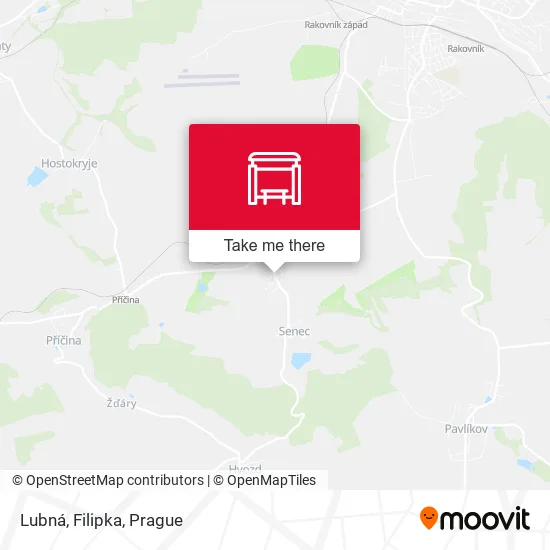 Карта Lubná, Filipka