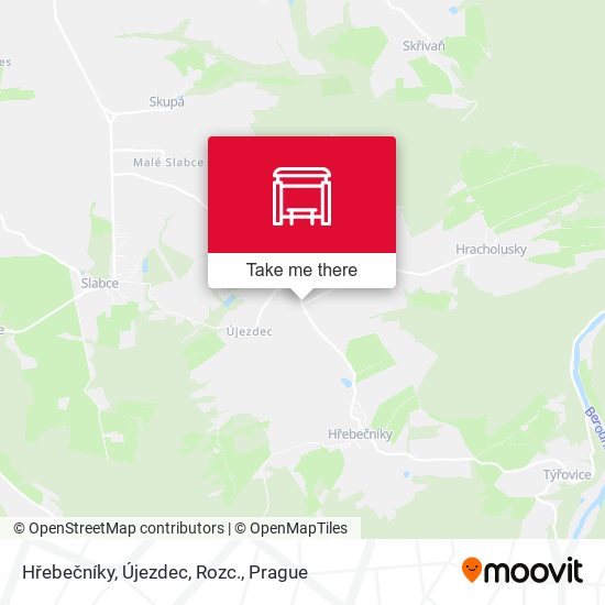 Hřebečníky, Újezdec, Rozc. map