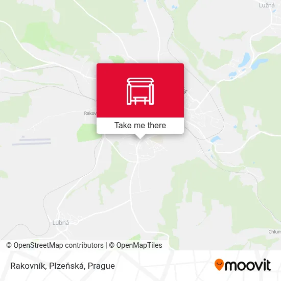 Rakovník, Plzeňská map