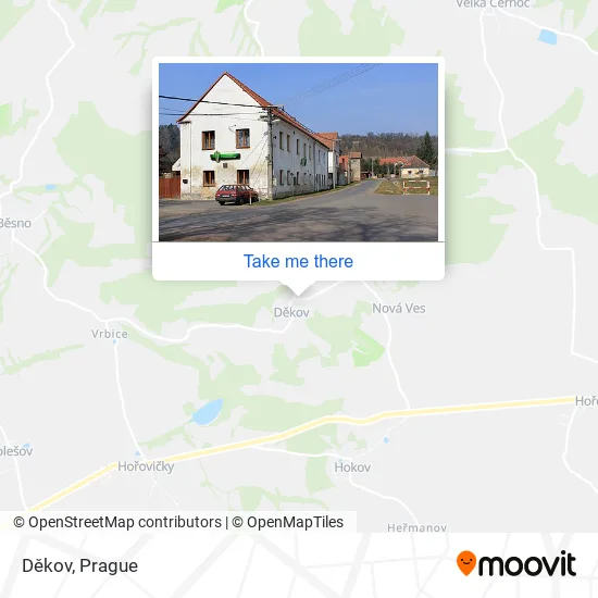 Карта Děkov