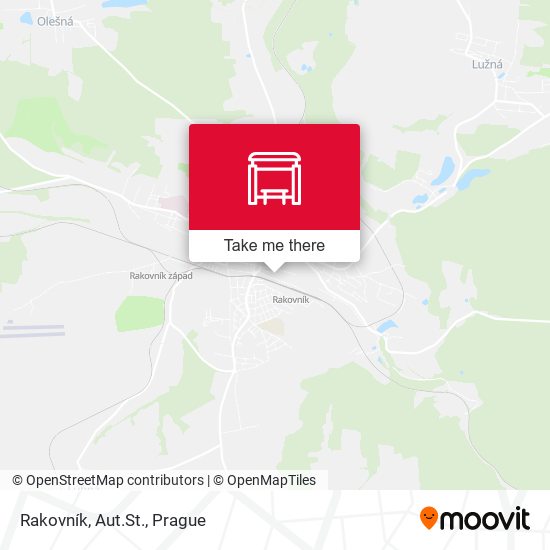 Карта Rakovník, Aut.St.