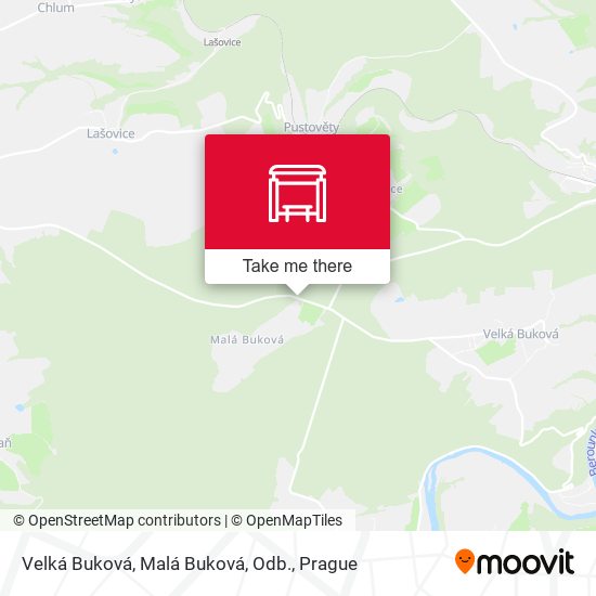 Velká Buková, Malá Buková, Odb. map