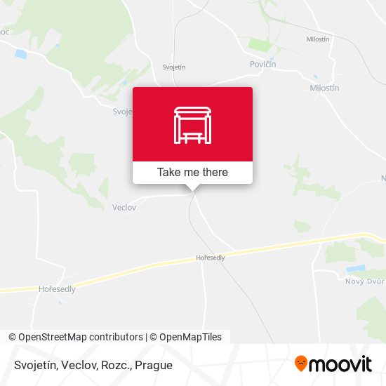 Svojetín, Veclov, Rozc. map