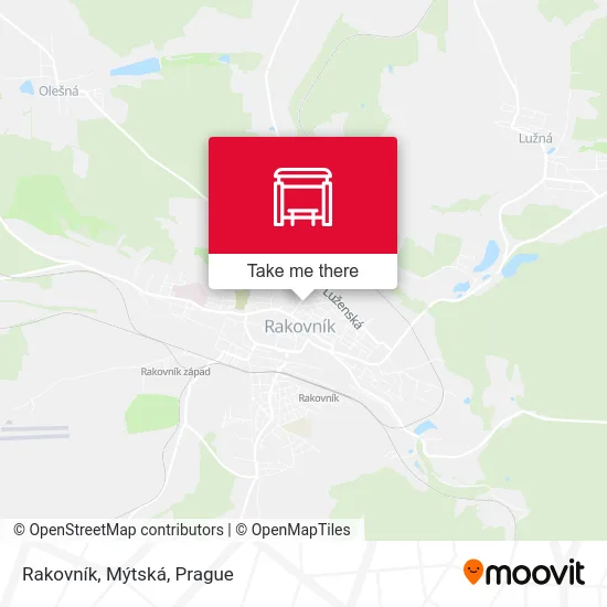 Rakovník, Mýtská map