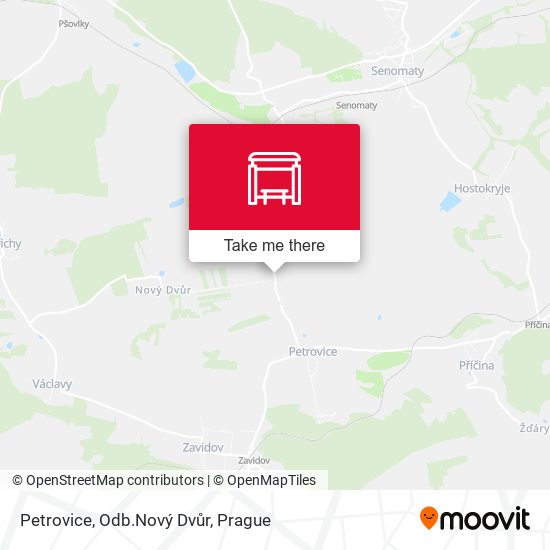 Petrovice, Odb.Nový Dvůr map