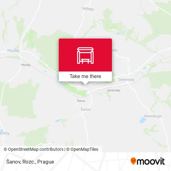 Карта Šanov, Rozc.