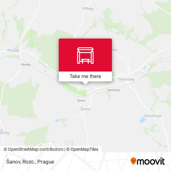 Карта Šanov, Rozc.