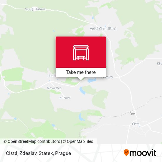 Карта Čistá, Zdeslav, Statek