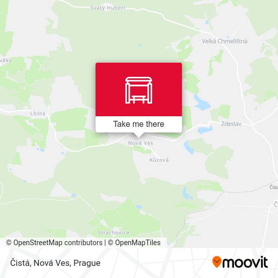 Čistá, Nová Ves map
