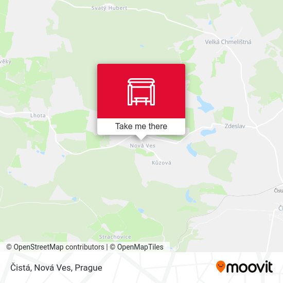 Čistá, Nová Ves map