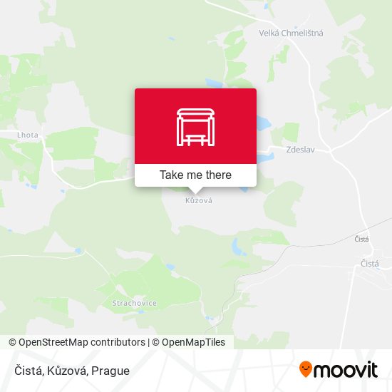 Карта Čistá, Kůzová