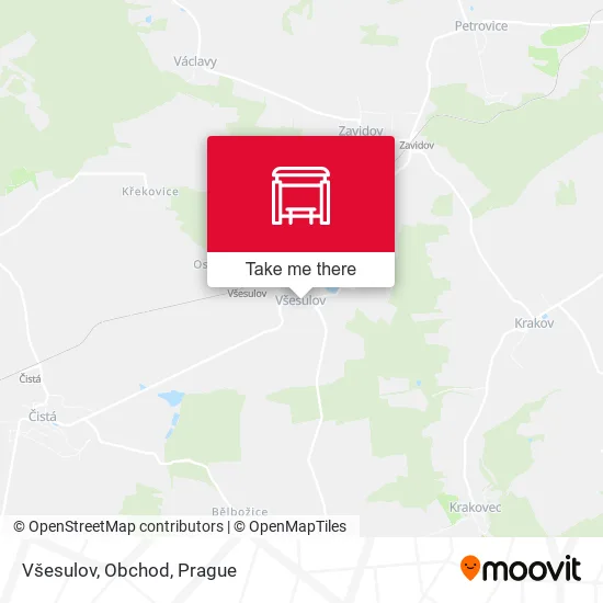 Карта Všesulov, Obchod