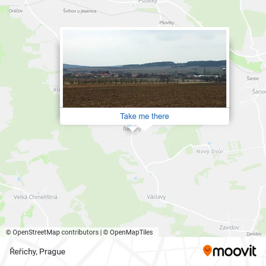 Карта Řeřichy
