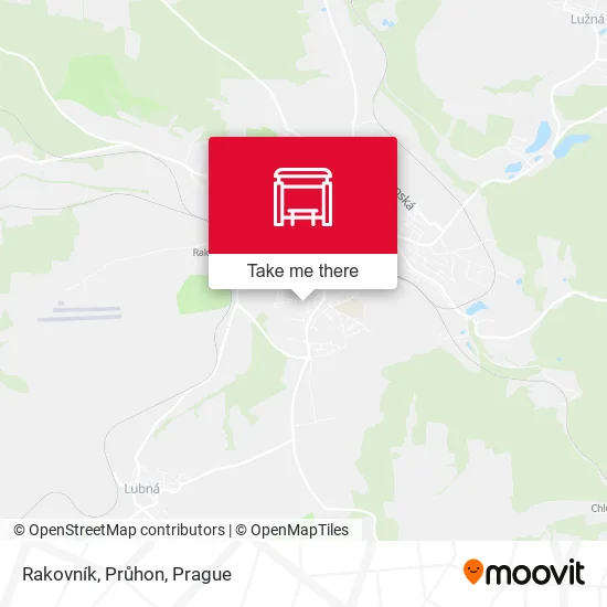 Карта Rakovník, Průhon