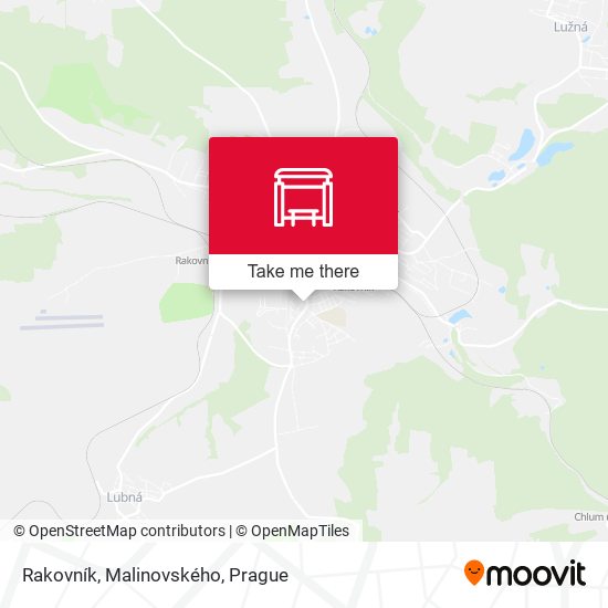Rakovník, Malinovského map