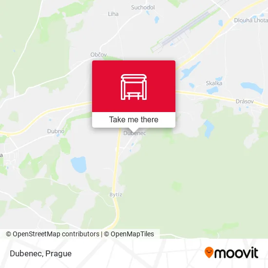 Карта Dubenec