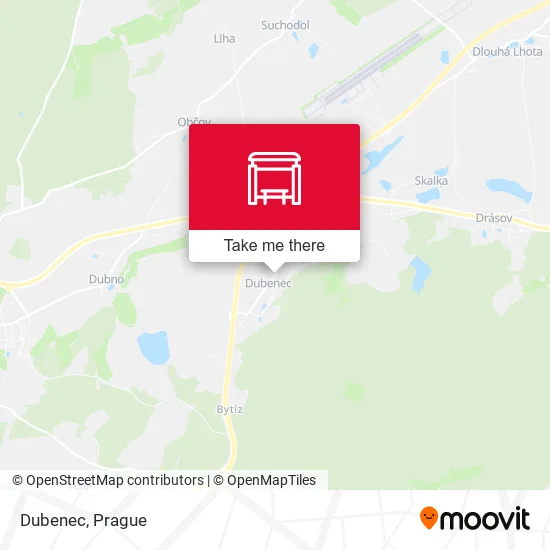 Карта Dubenec