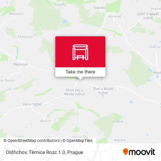 Карта Oldřichov, Těmice Rozc.1.0