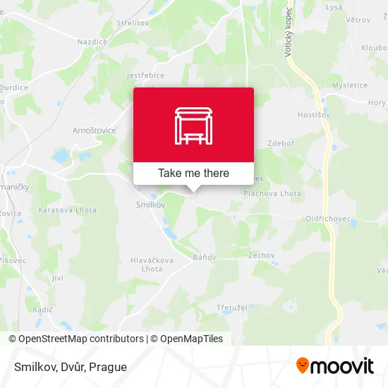 Карта Smilkov, Dvůr