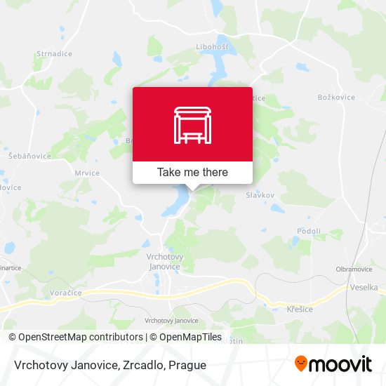 Vrchotovy Janovice, Zrcadlo map