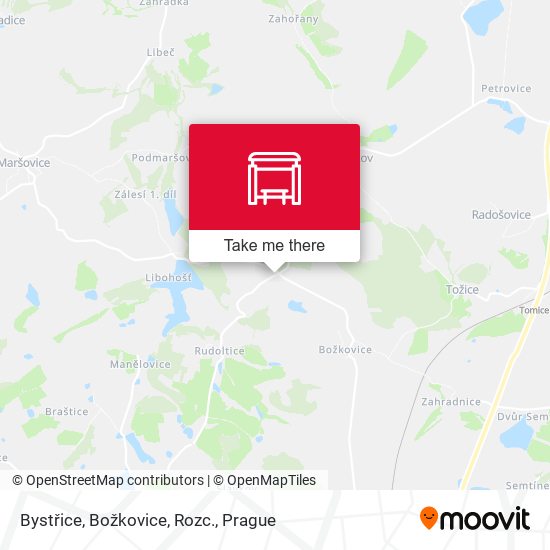 Bystřice, Božkovice, Rozc. map