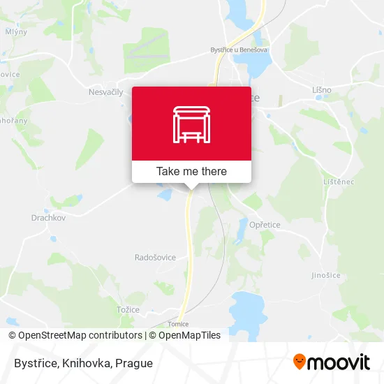 Карта Bystřice, Knihovka