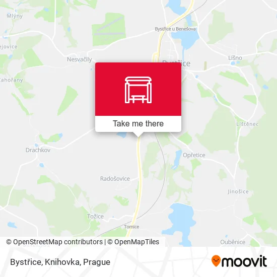 Карта Bystřice, Knihovka