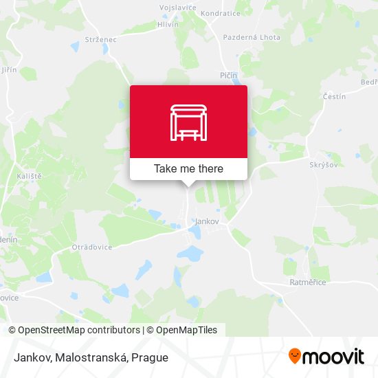 Jankov, Malostranská map