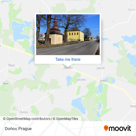 Карта Doňov
