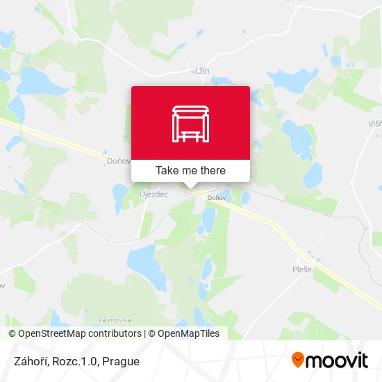 Карта Záhoří, Rozc.1.0