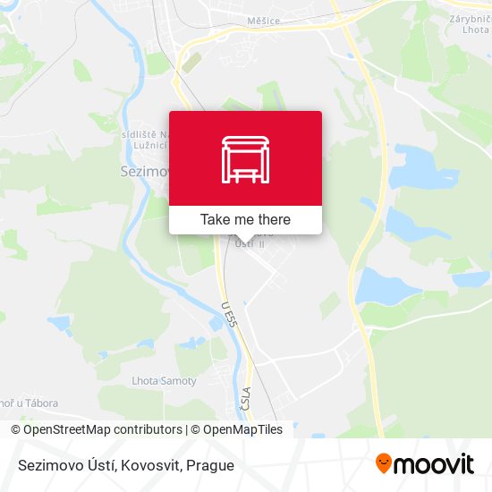Sezimovo Ústí, Kovosvit map