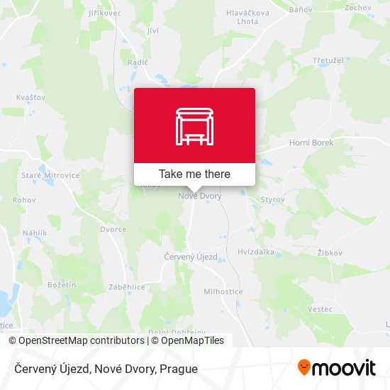 Červený Újezd, Nové Dvory map