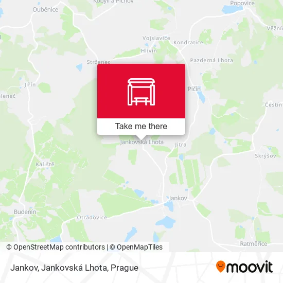 Карта Jankov, Jankovská Lhota