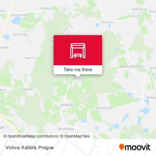 Votice, Kaliště map