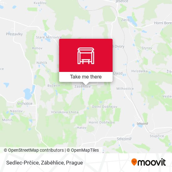 Sedlec-Prčice, Záběhlice map